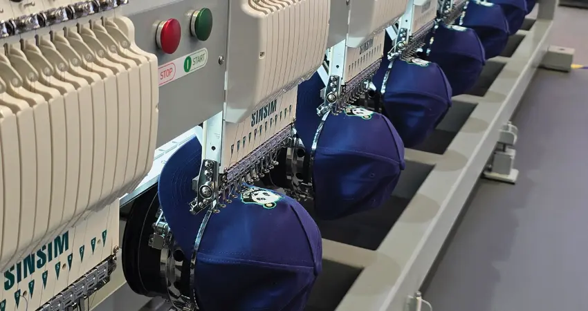 Sinsim Cap/Tubular Embroidery Machine