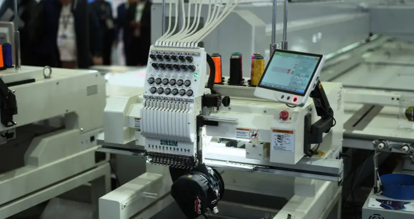 Single Head Flat, Cap Embroidery Machine