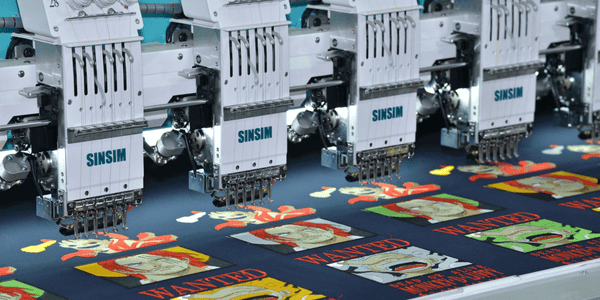 Multi Color Flat Embroidery Machine