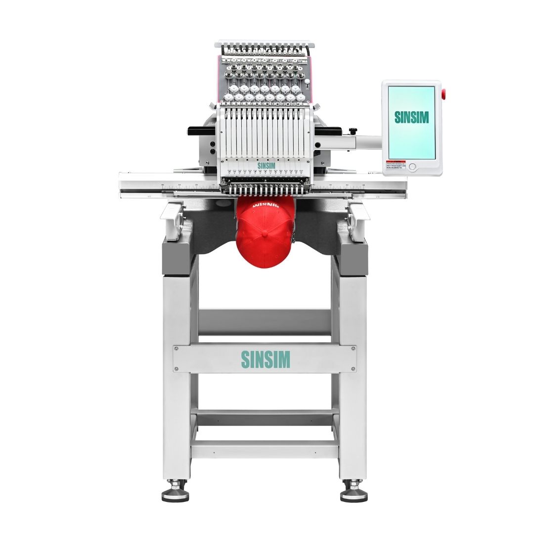 Single Head Flat + Cap Embroidery Machine
