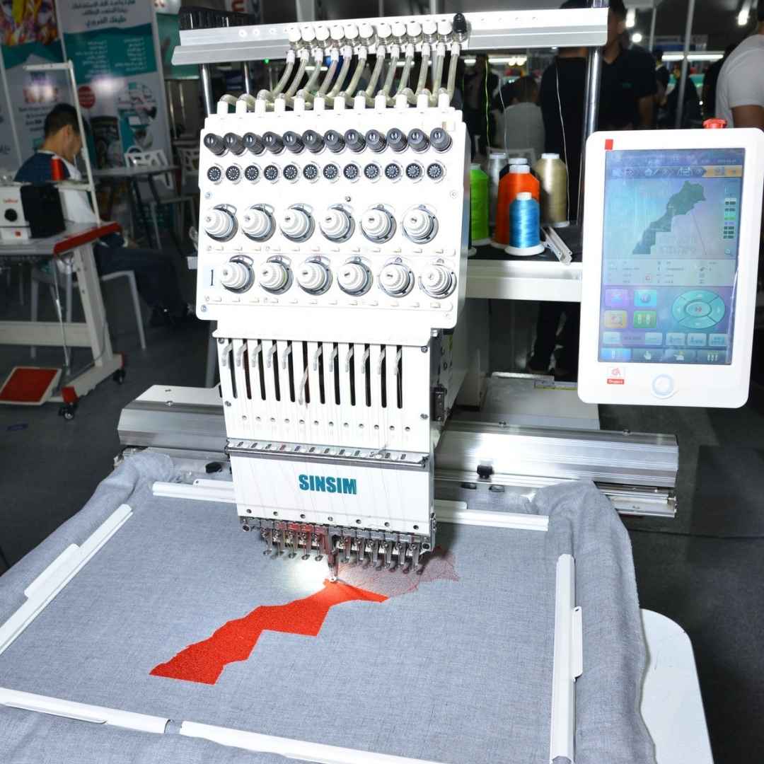 Single Head Flat + Cap Embroidery Machine