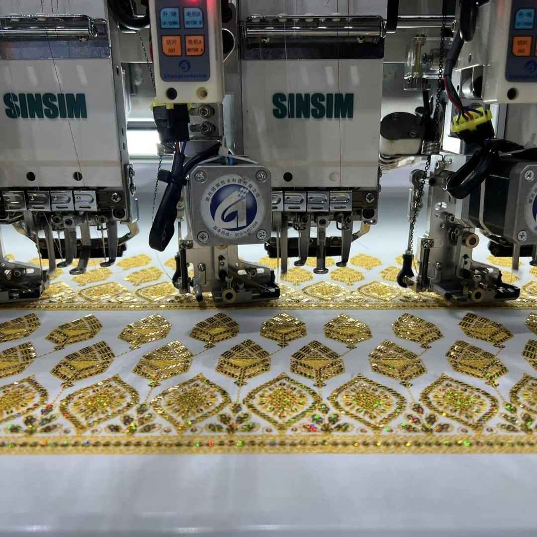 High Speed Sequins + Flat Embroidery Machine